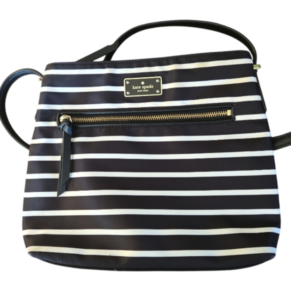Kate Spade Striped Crossbody Pocketbook